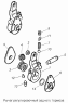 Рычаг регулировочный заднего тормоза левый 53229-3502237