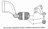 Кронштейн передней опоры силового агрегата 53205-1001015