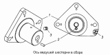 Ось ведущей шестерни 7406.1029125