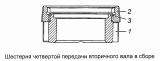 Шестерня четвертой передачи вторичного вала 161.1701114