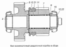 Вал промежуточный раздаточной коробки 65111-1802084