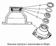 Крышка корпуса с манжетами 4310-3401720