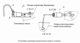 Установка цилиндра выключения подачи топлива 5320-3570010-10