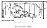 Установка блока лебедки 4310-4505003