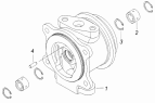 Корпус подшипников с подшипниками 7405.1118020