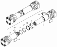 Вал карданный заднего моста 53205-2201011-10