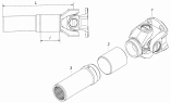 Вал карданный с шарниром 53205-2205017-10