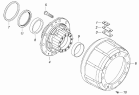 Ступица заднего колеса с барабаном тормоза 65115-3104010-20
