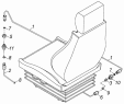 Схема подключения сидения водителя к пневмосистеме 54115-6800900
