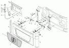 Радиаторная решетка и вакуумный индикатор воздухофильтра