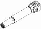 Вал карданный с шарниром 4308-2201017-90