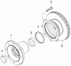 Ступица переднего колеса с диском тормоза 4308-3103010-52