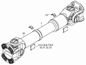 Вал карданный заднего моста 6520-2201011-11
