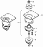 Кронштейн переднего крепления кабины верхний 5320-5001010