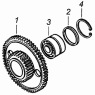 Шестерня ведущая привода распределительного вала 740.1029114
