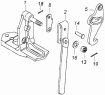 Запор кабины левый 53205-5018011