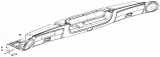 Установка надоконных полок и противосолнечных козырьков 54115-8213005
