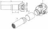 Вал карданный с шарниром 65115-2205017-42