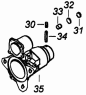 Крышка со стороны привода CT142-3708400-10