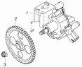 Насос масляный с шестерней 740.11-1011010