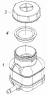 Бачок главного цилиндра привода сцепления 5320-1602560