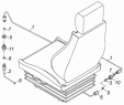 Схема подключения сидения водителя к пневмосистеме 54115-6800900