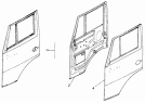 Дверь левая 53205-6100015