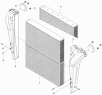 Теплообменник охлаждения наддувочного воздуха 6520-1170300