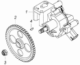 Масляный насос с шестерней 740.60-1011010
