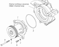 Установка водяного насоса 740.63-1307005