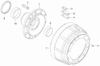 Ступица с тормозным барабаном 6520-3103010, 6520-3103010-02