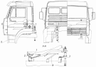 Установка кабины с оперением 65201-5000006, 65201-5000706, 65201-5000706-50