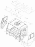 Кабина с дверями окрашенная 65201-5000014, 65201-5000014-50
