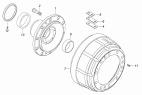 Ступица с тормозным барабаном 6520-3103010