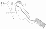 Установка педали управления подачей топлива 6520-1108002