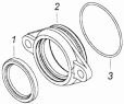 Корпус переднего подшипника 7406.1111040