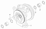 Корпус подшипников с подшипниками 7405.1118020