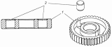 Шестерня регулятора ведущая в сборе 333.1110515-30