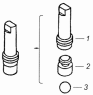 Пробка с шариком и держателем 5320-1305030