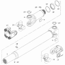 Вал карданный среднего моста 6520-2205011-10