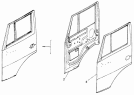 Дверь левая 53205-6100015