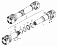 Вал карданный заднего моста 53205-2201011-10