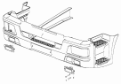 Установка противотуманных фар 65117-3743001