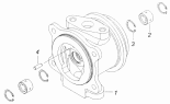 Корпус подшипников с подшипниками 7405.1118020
