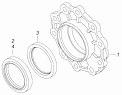 Крышка стакана подшипников 53205-2402050