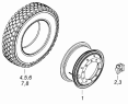 Колесо 7,5-20 с шиной 65115-3101011-50
