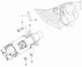 Установка стартера и фиксатора 740/60-3708005
