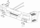 Установка противотуманных фар 65117-3743001