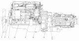 Агрегат силовой, укомплектованный для установки на автомобиль 65115-1000254