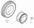 Колесо 7,5-20 с шиной 65115-3101011-50